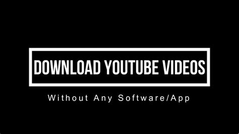 How to download youtube videos using vlc media player. How to Download Youtube Videos Without Any Software/App ...