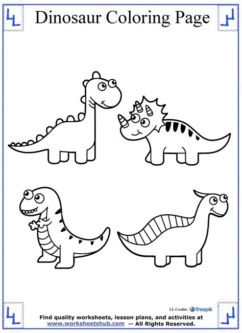 Print top dinosaurs coloring pages for kids. Dinosaur Coloring Pages