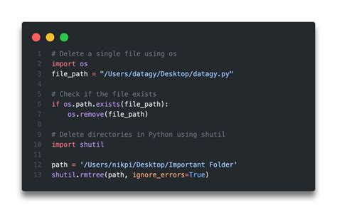 Python Delete A File Or Directory A Complete Guide Datagy
