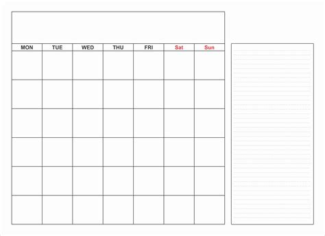 Blank Monthly Calendar Template Pdf Awesome Blank Calendar Template