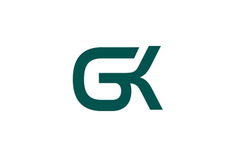 Gk Logo Design Illustrator Templates ~ Creative Market