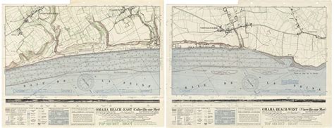 Secret Maps Prepared For The D Day Landing At Omaha Beach Rare