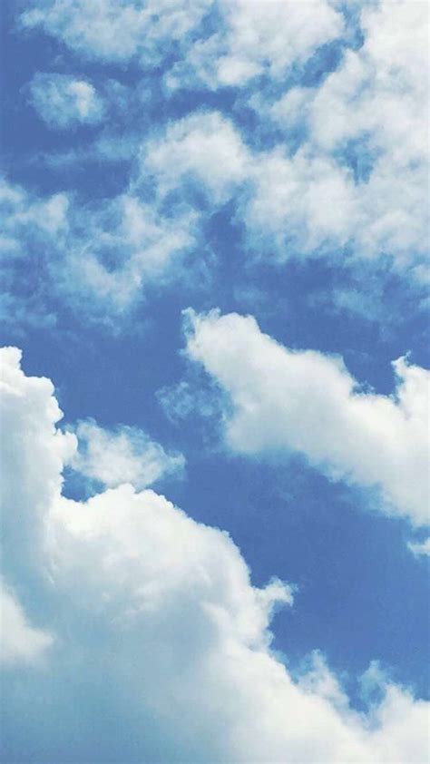Blue Sky And Clouds Image Blue Sky Wallpaper Blue Sky
