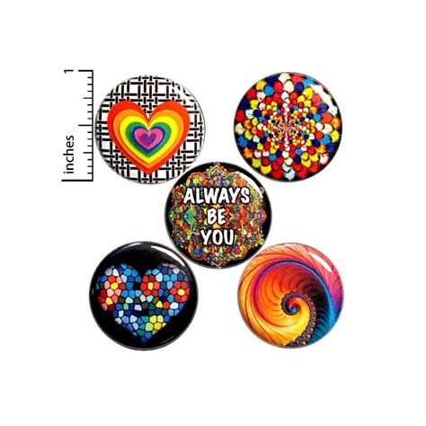 Positive Saying Buttons 5 Pack Of Backpack Pins Lapel Pins Cool Brooches Badges T Set Cute