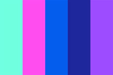 1986 Miami Vice Brights Color Palette