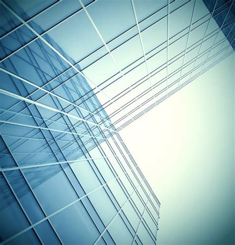 Glass Building Perspective View — Stock Photo © Vladitto 5467479