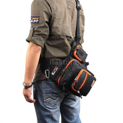 Waterproof Fishing Tackle Bag Pack Shoulder Waist Box Lure Storage