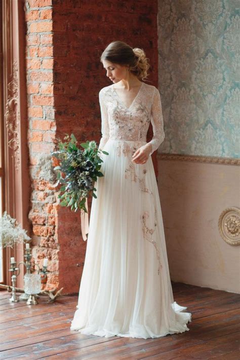 25 Affordable Embroidered Wedding Dresses You Can Buy Online Etsy Wedding Dress Comfortable