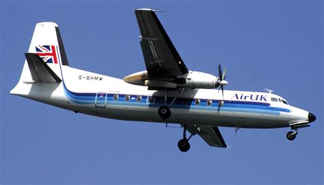 G Bhmw Fokker F27 200 London Heathrow 1992 Airuk Reunion