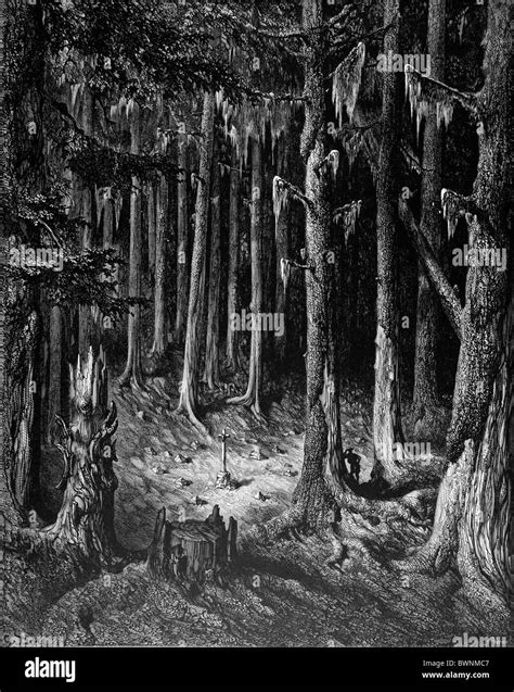 Gustave Doré The Burial Ground In The Forest From Chactas And Atala A