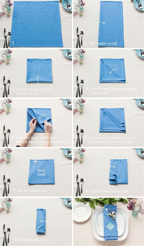 Paper Napkin Designs Table Setting Table Decoration