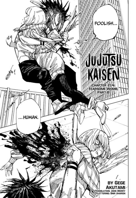 Jujutsu Kaisen Chapter 214 Reviews