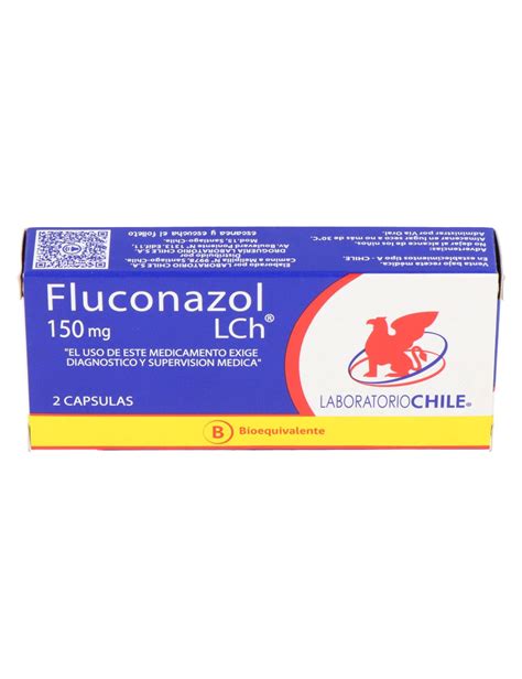 Fluconazol 150mg 2 Capsulas Bioequivalente Laboratorio Chile