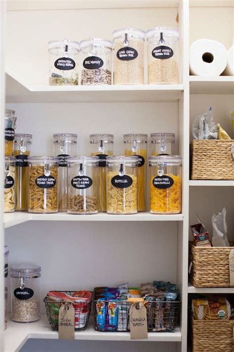 Find pantry storage ideas and arrange your ideal kitchen pantry system with lazy susans, baskets & bins, and pantry shelf organizers with the container store, and talk to a custom closet and shelving expert about custom kitchen and pantry shelves or custom closets today! Neat Method - kitchens - walk in pantry, walk in pantry ...