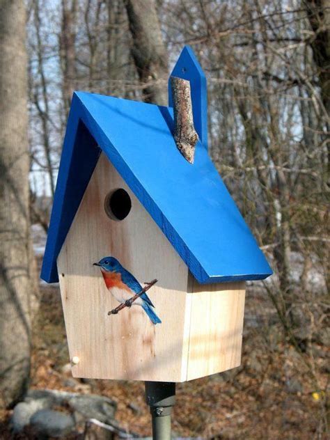 Bird house plans bird house kits bird house feeder bird feeders bird houses diy bird boxes wood pallets pallet wood kit homes. Handmade Bird House, Eastern Bluebird | Bird house kits ...