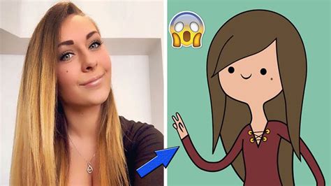 Girl Challenges Herself To Draw A Self Portrait In 50