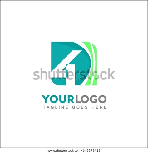 4 Letter Logo Template Design Vector Stock Vector Royalty Free