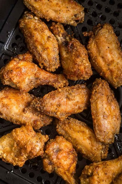 crispy air fryer chicken wings the recipe rebel