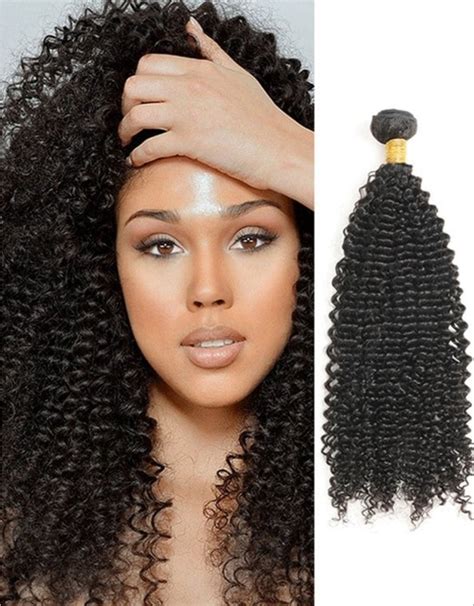Virgin Human Hair Extensions Kinky Curly 2wantis2have