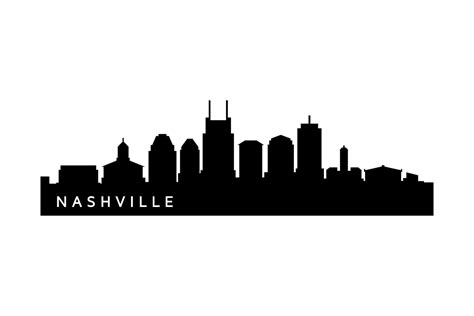 Nashville Skyline Graphic By Marcolivolsi2014 · Creative Fabrica