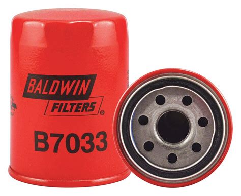 Baldwin Filters Spin On Oil Filter Length 4 116 Outside Dia 3 1