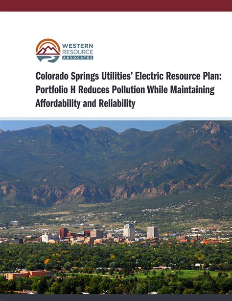 Colorado Springs Utilities Electric Resource Plan