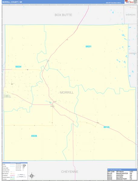 Maps Of Morrill County Nebraska
