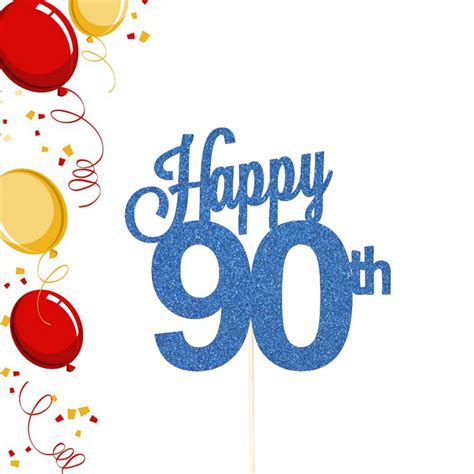 Happy 90th Birthday Clipart Free Bububia