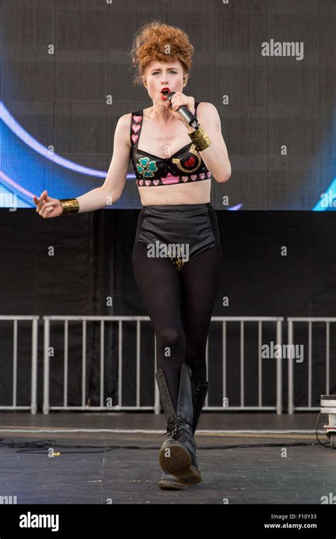 wantagh new york usa 23rd aug 2015 singer kiesza performs live at the inaugural billboard