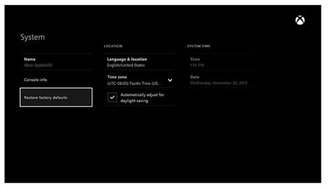 Xbox One System Settings The Tech Game