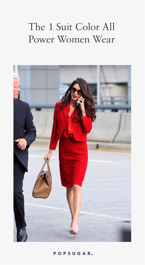 Stylish Ways To Wear A Red Suit Popsugar Fashion Photo 22