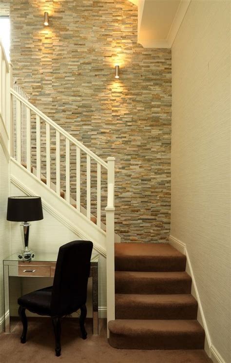 Get inspired by these creative ideas to take a staircase walls and banisters to the next level. Stairway wall decorating ideas staircase transitional with desk chair stylish interior feature ...