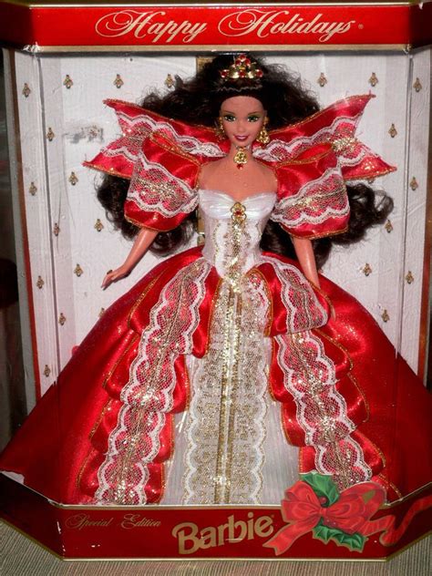 1997 Special Edition Happy Holidays Barbie Doll By Mattel Nib Holiday