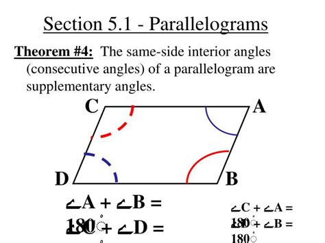 Ppt Section 51 Parallelograms Powerpoint Presentation Id4297759