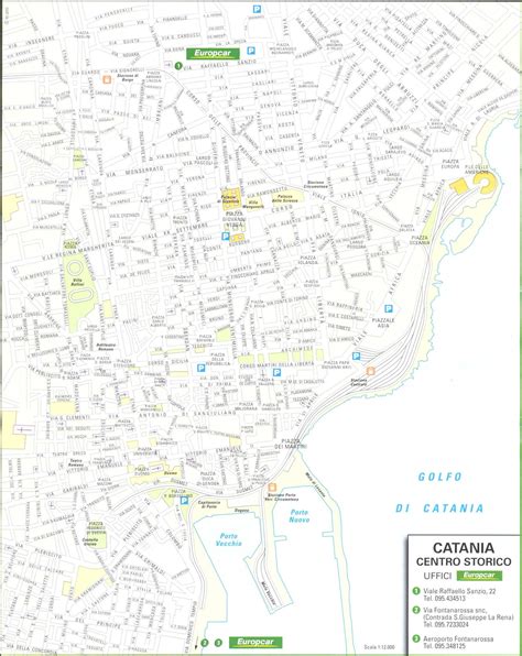 Mapas Detallados De Catania Para Descargar Gratis E Imprimir