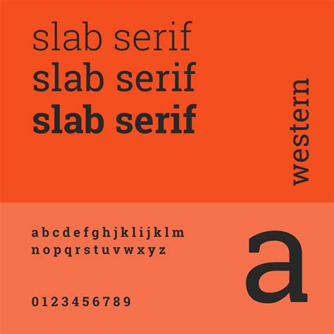 Slab Serif Figma Font Types