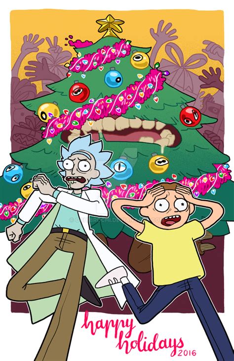 A Rick And Morty Christmas By Ochibrochi On Deviantart