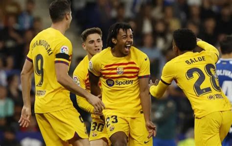 Kalahkan Espanyol 4 2 Barcelona Juara Liga Spanyol Bola