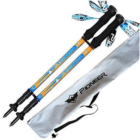 2pack Carbon Fiber Antishock Trekking Poles Walking Hiking Sticks