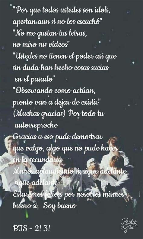 Check spelling or type a new query. Pin en Bangtan Frases