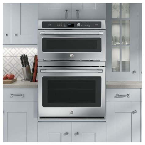 Ge Cafe Advantium Self Cleaning Double Electric Wall Oven Stainless