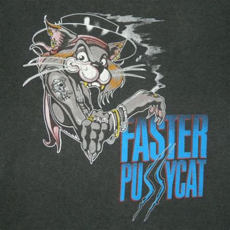 Vtg Faster Pussycat 87 88 The Itch You Cant Scratch Tour T Shirt 80s
