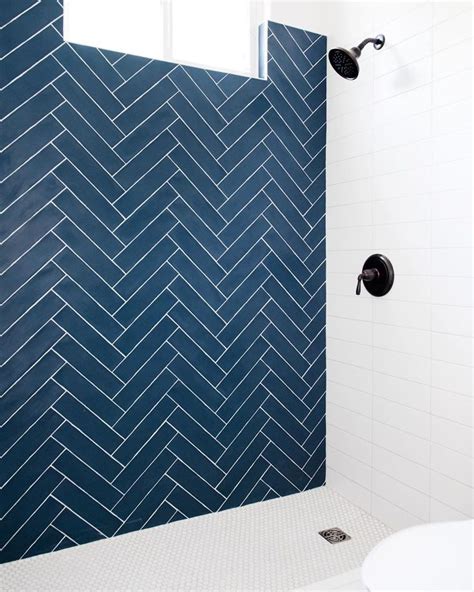 How To Choose Grout Type And Color Blue Bathroom Tile Blue Shower Tile