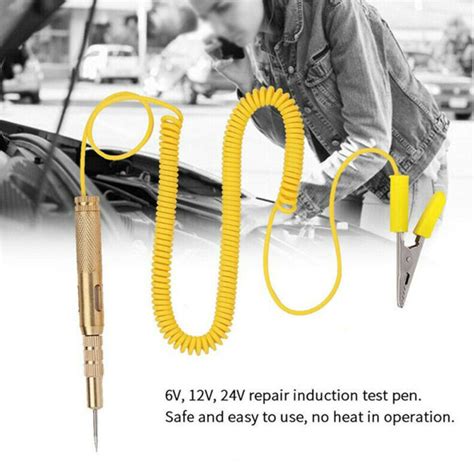 Car Auto Circuit Fuse Voltage Tester Test Light Probe Pen Pencil Dc 6v
