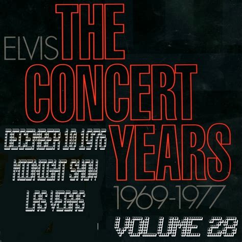 Elvis The Concert Years
