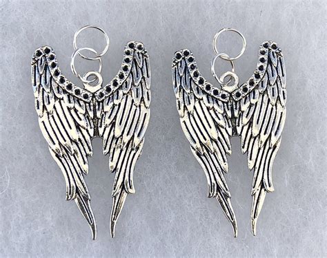 Silver Large Angel Wings