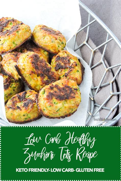The garlic helps flavor the butter that you use to baste the scallops while they cook. Low Carb Healthy Zucchini Tots Recipe - Fresh Fit Kitchen