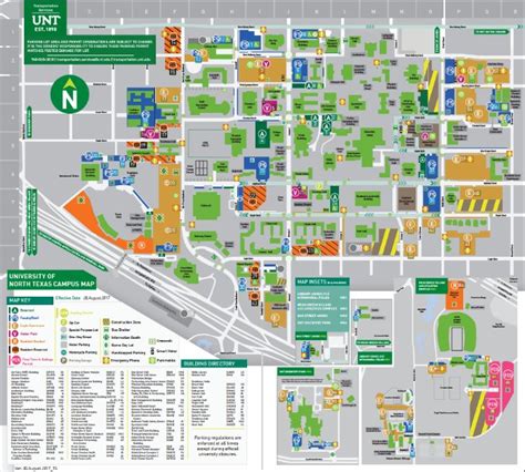 University Of North Texas Campus Map Boston