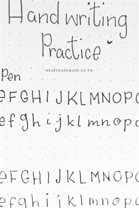 Handwriting Practice Worksheets Improve Your Handwriting Style