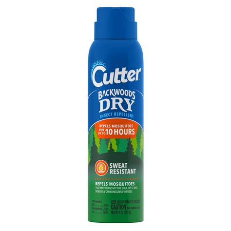 Cutter Backwoods Dry 4 Oz All Purpose Outdoor Bug Spray In The Insect